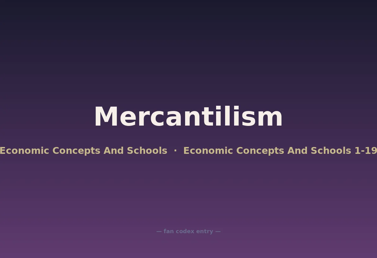 Mercantilism