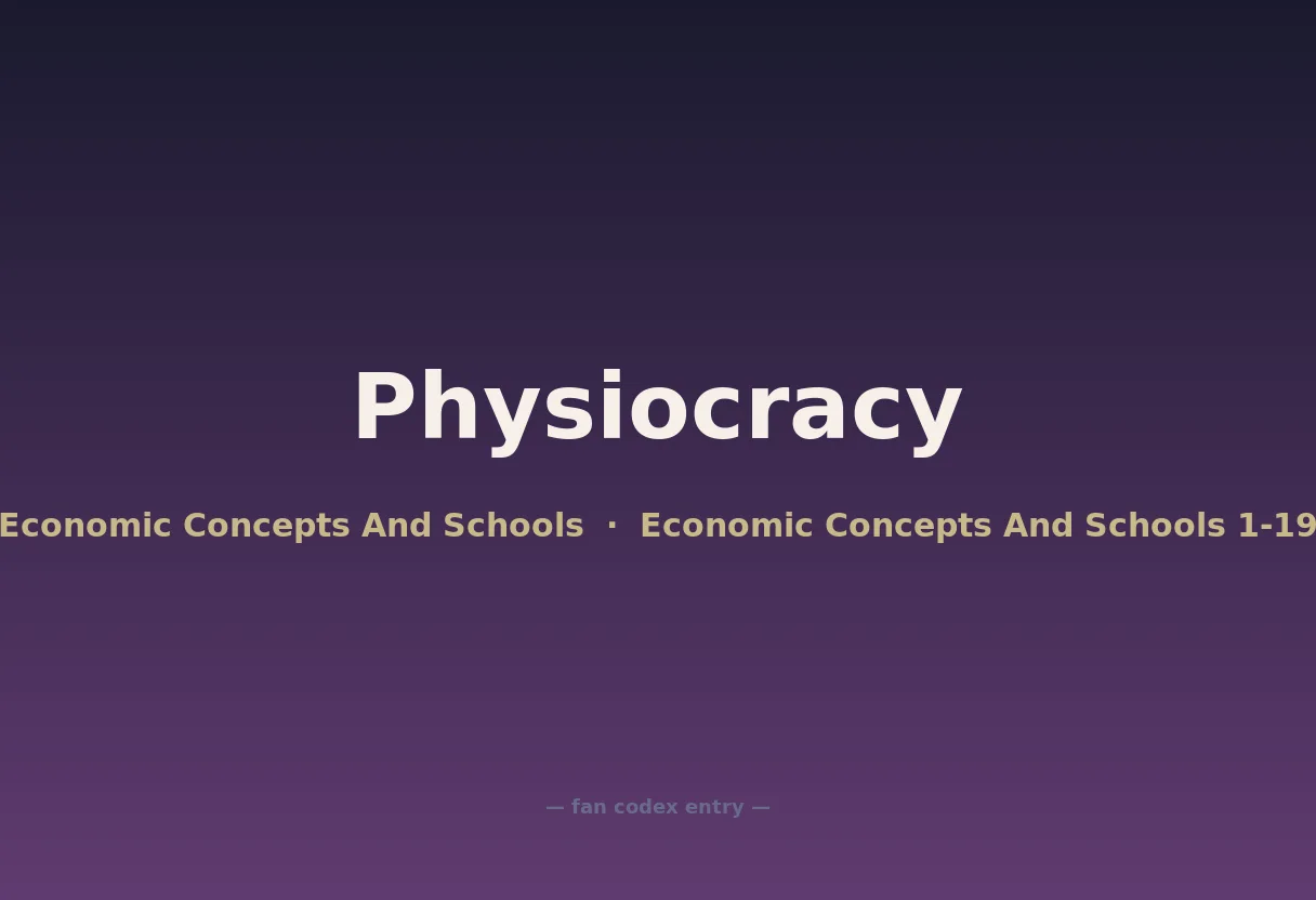 Physiocracy